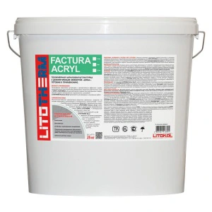 Штукатурки Litokol Litotherm Factura Acryl акриловые 